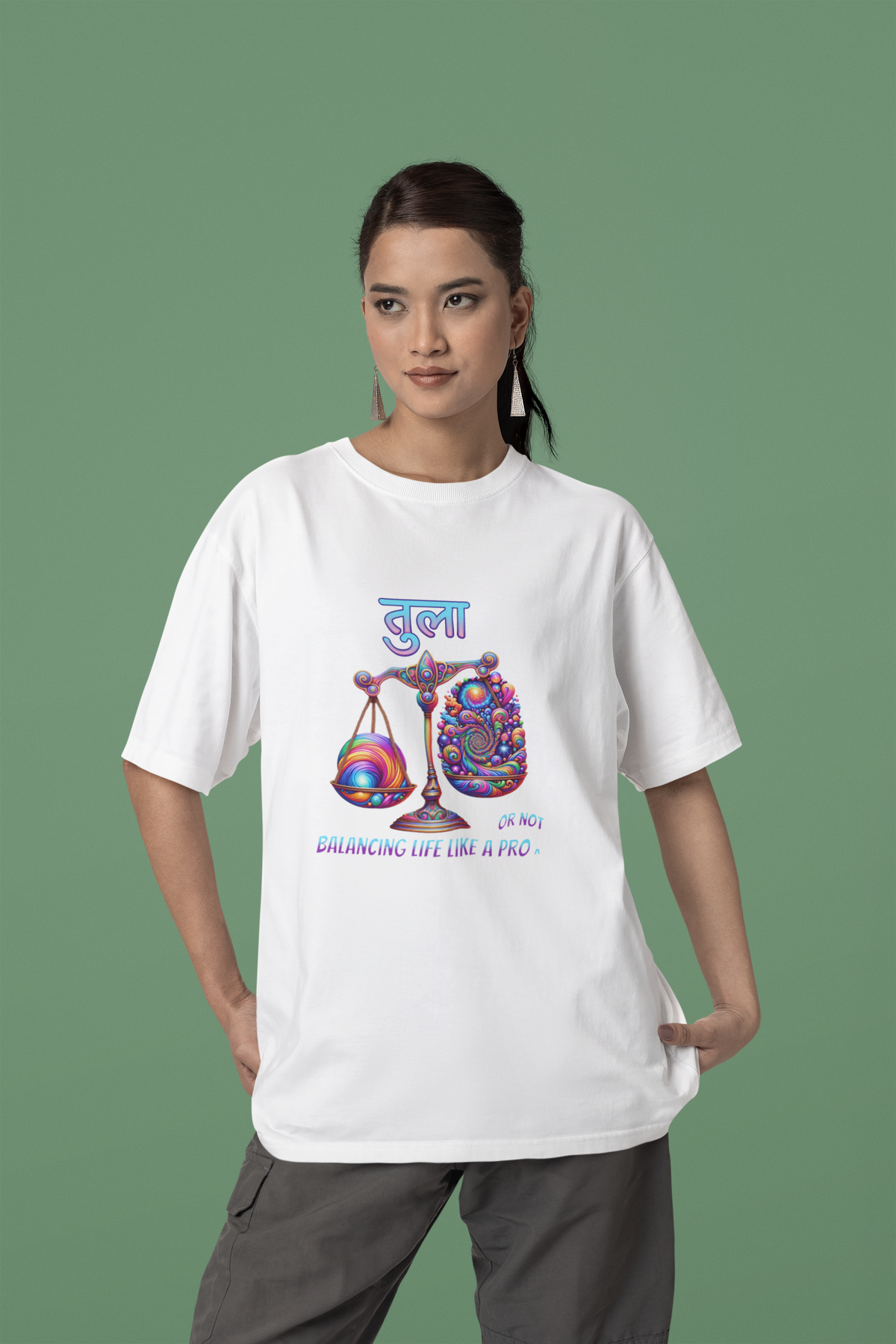 Zodiac Libra Women Oversized