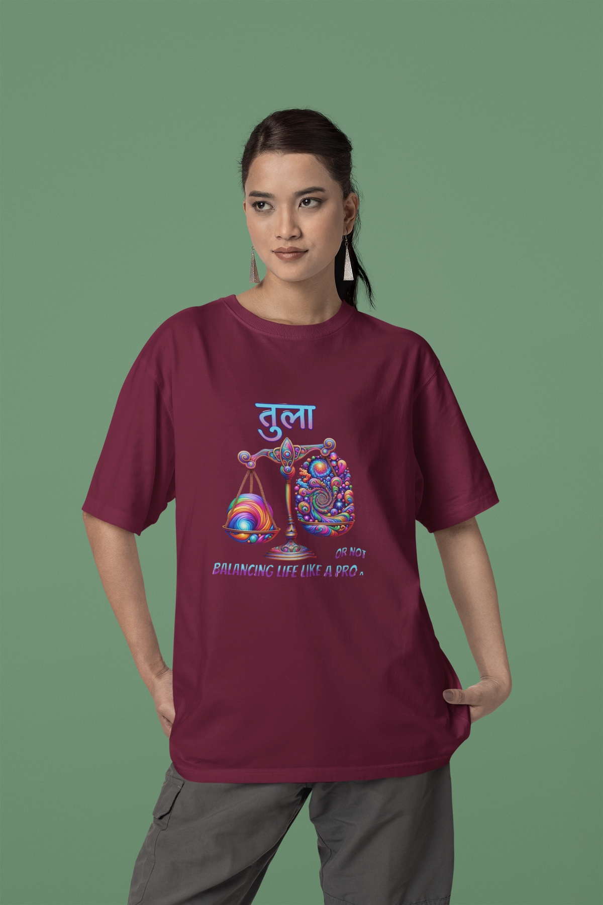 Zodiac Libra Women Oversized