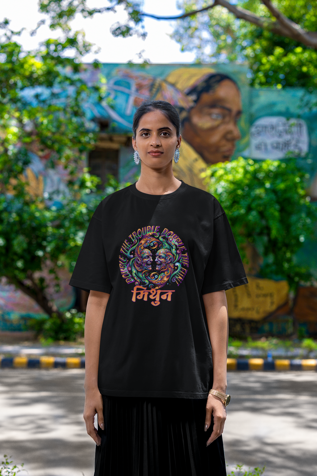 Zodiac Gemini Women Oversized